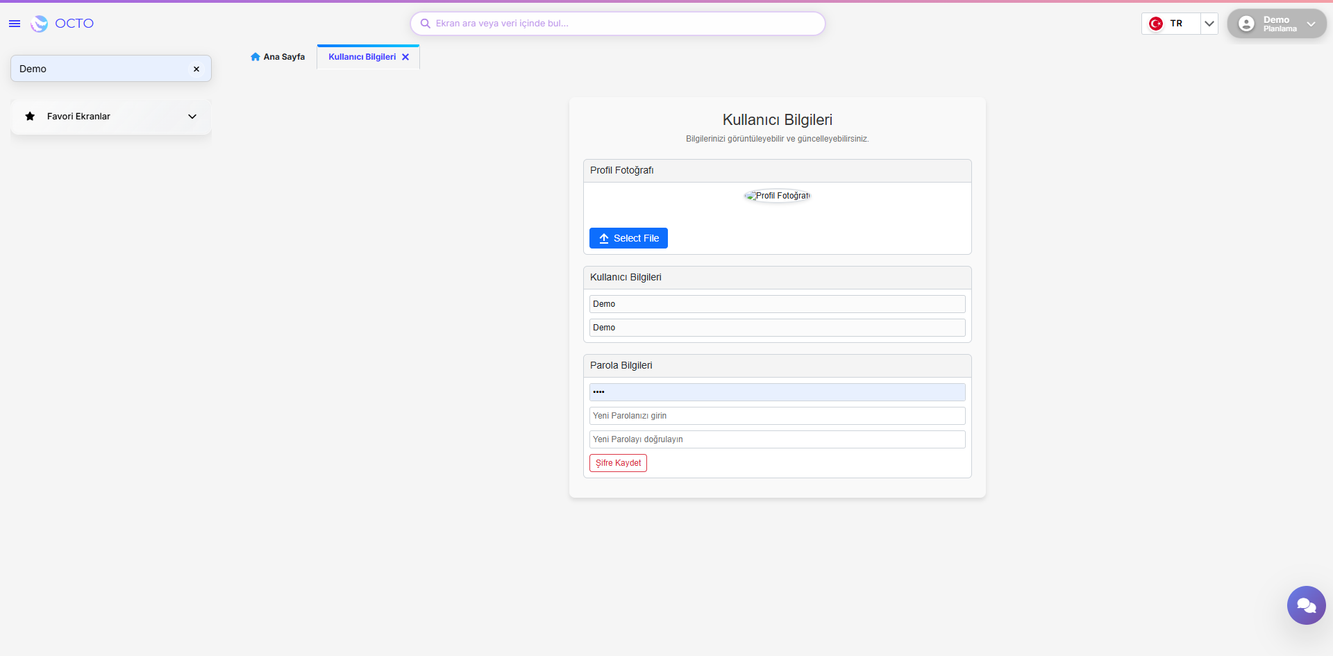 User Information